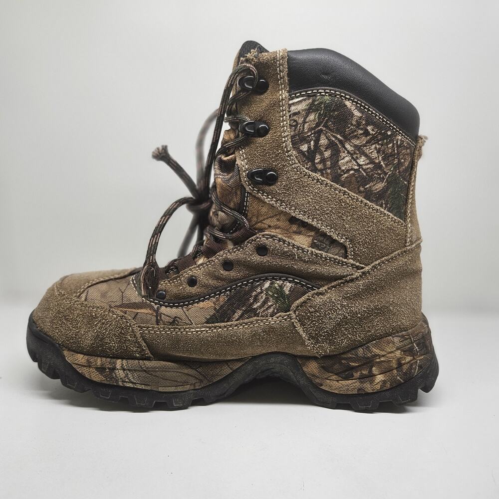 Itasca 3M Thinsulate Men's 9 Waterproof Hunting Boots Brown Camo Lace Up